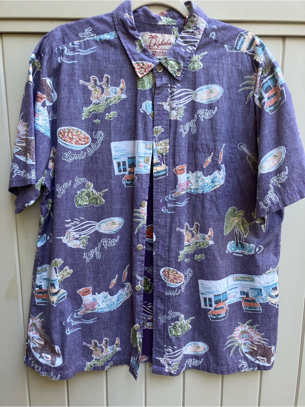 Kahala Helena’s xl men’s aloha shirt special edition Hawaii resort wear